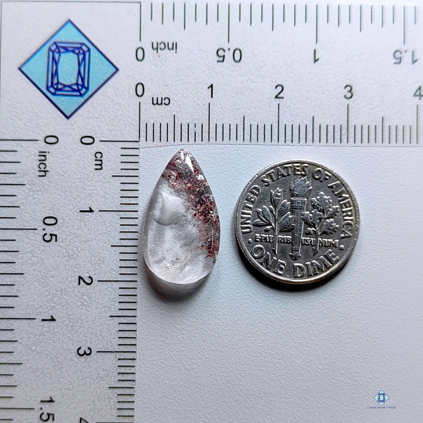 Lepidocrocite Pear Cabochons