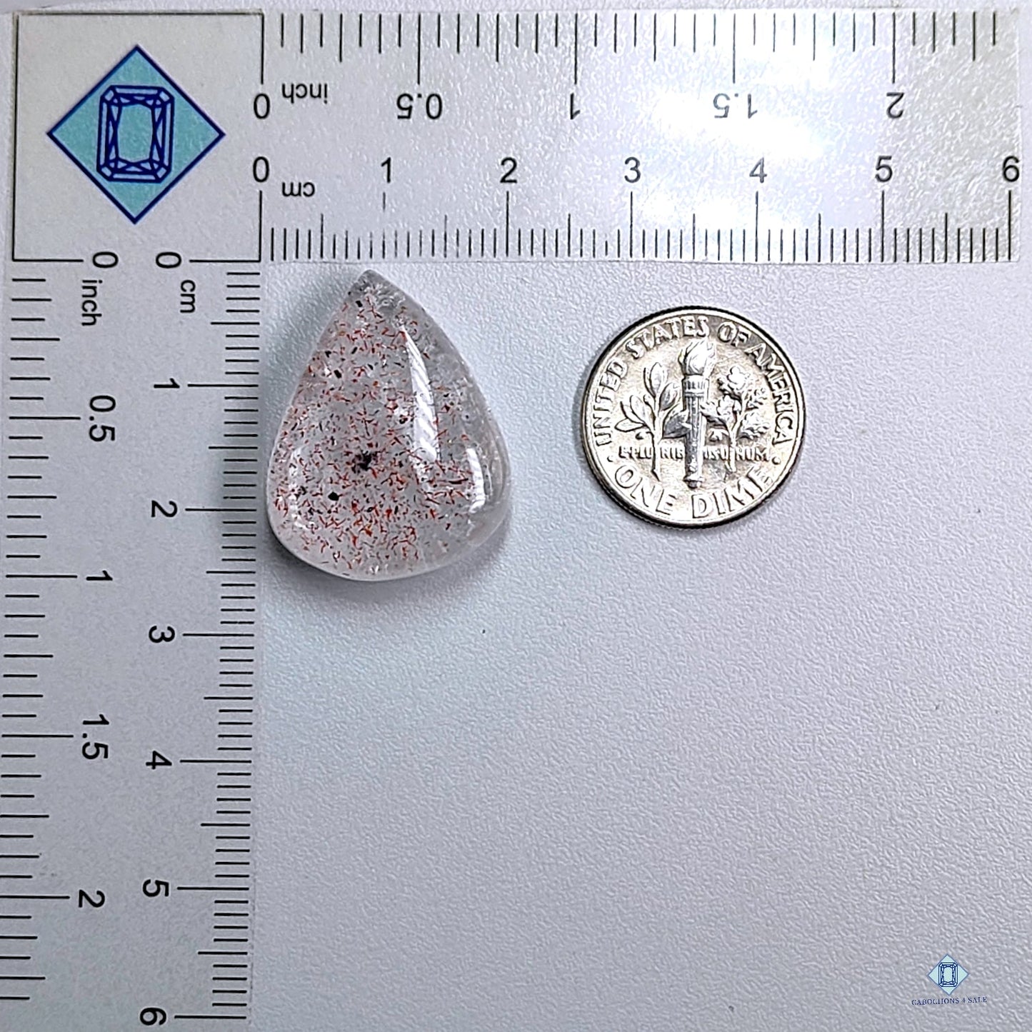 Lepidocrocite Pear Cabochons