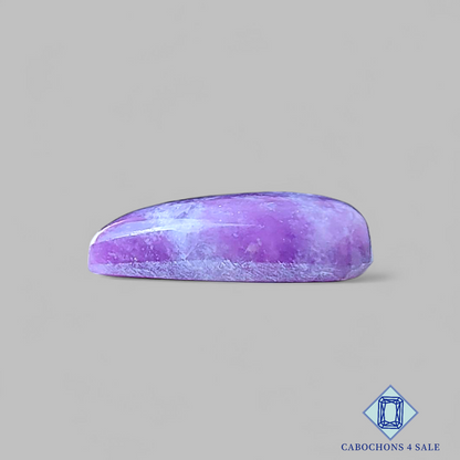 Cabujones de lepidolita en forma de pera de 18 x 12 x 5 mm