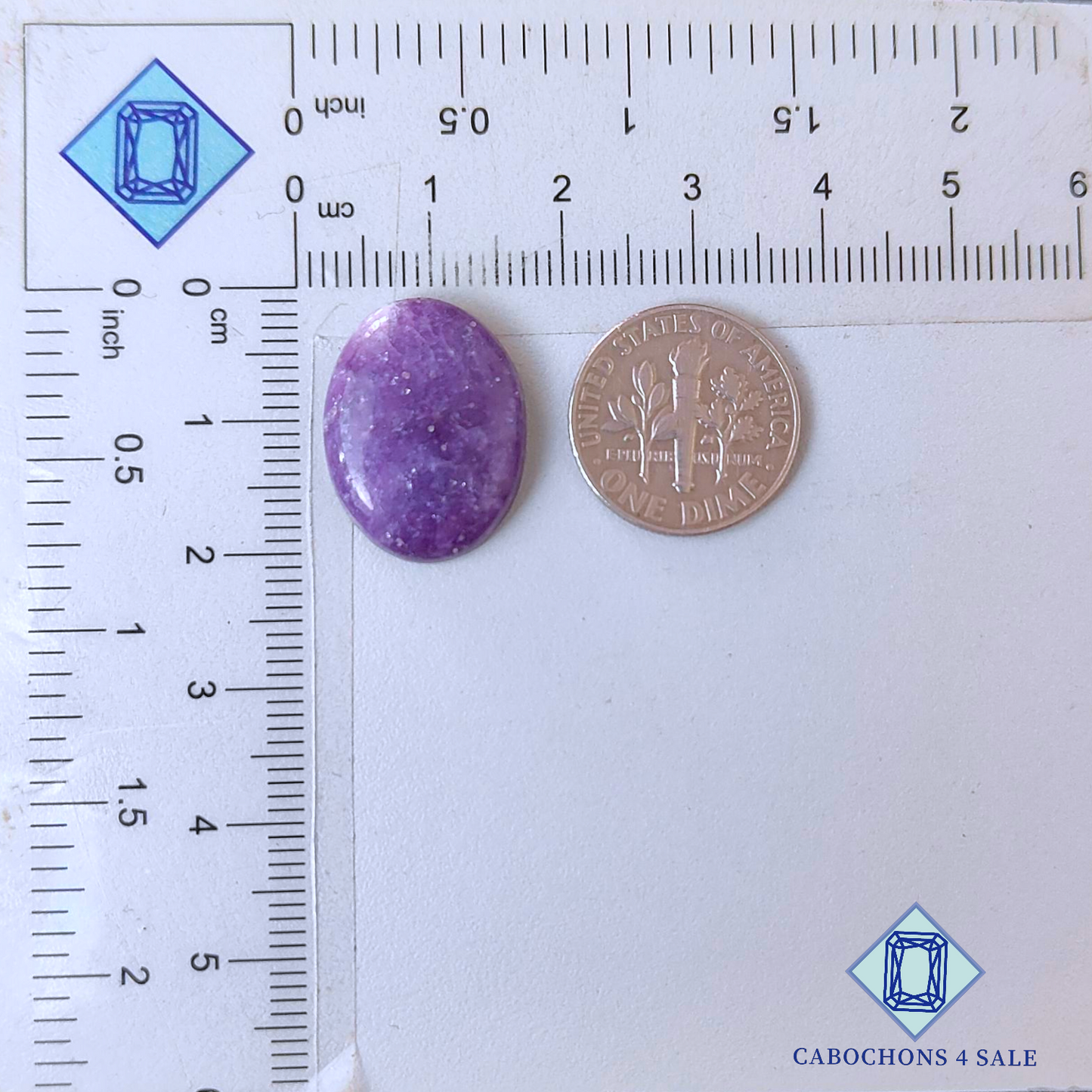 Lepidolite Oval Cabochons 19*15*4mm