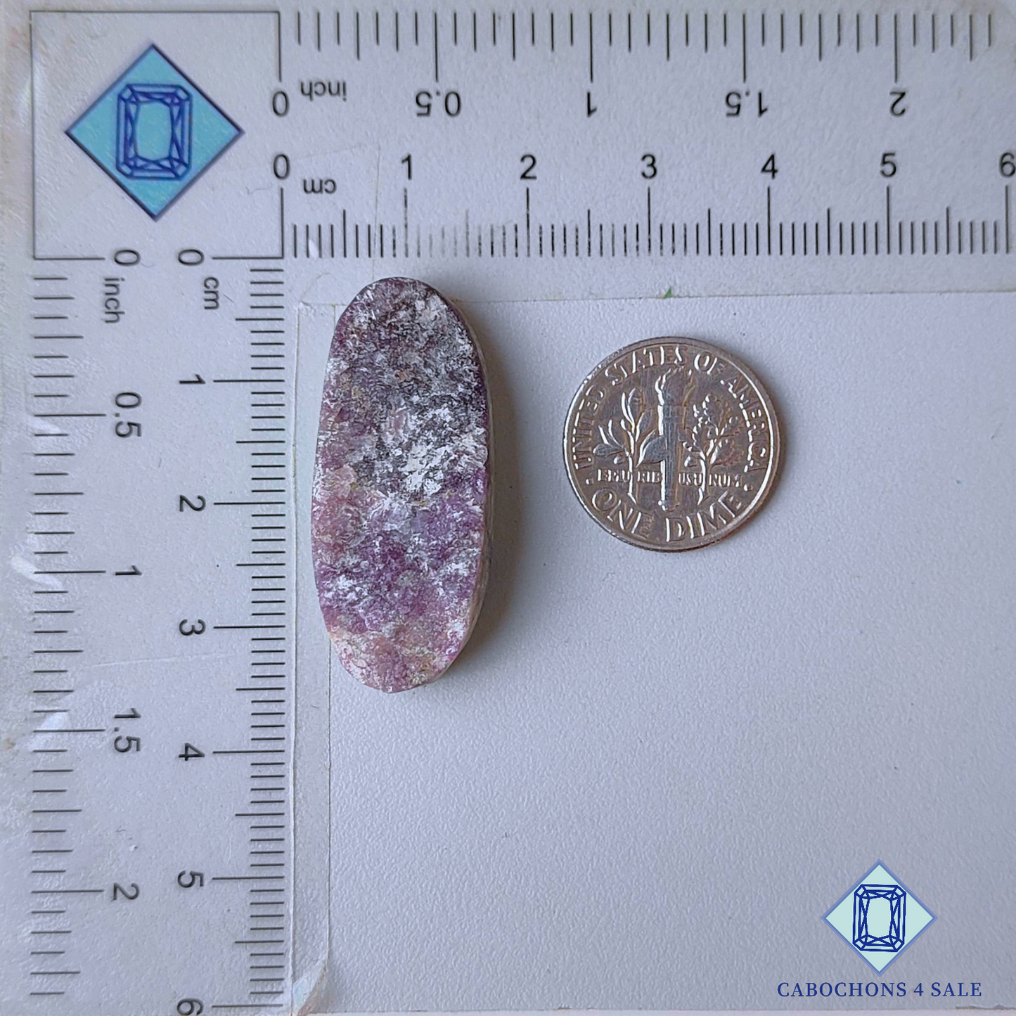 Lepidolite Oval Druzy
