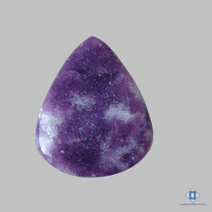 Rare Lepidolite Pear Gemstone Cabochons for sale, Pear 31*26*5mm