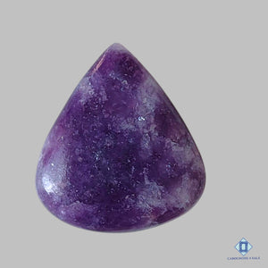 Hand-Selected Lepidolite Pear Gemstone Cabochons for sale, Pear 23*20*5mm