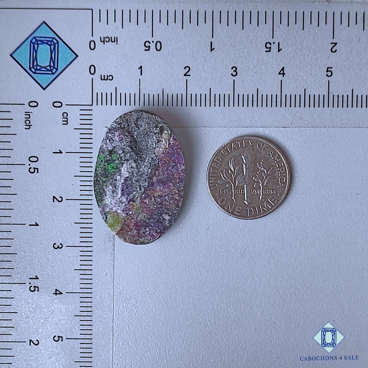 Natural Lepidolite Gemstone  Oval Druzy 28*20*9mm from Brazil available for sale