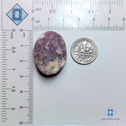 Lepidolite-Oval-Druzy