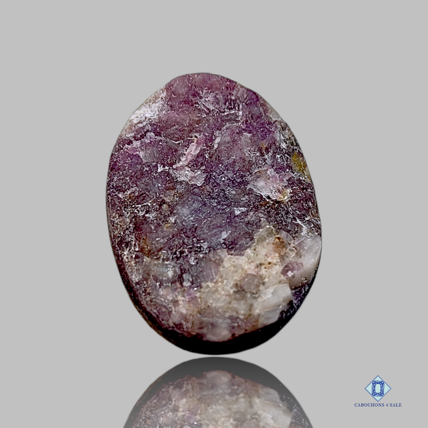 Lepidolite-Oval-Druzy