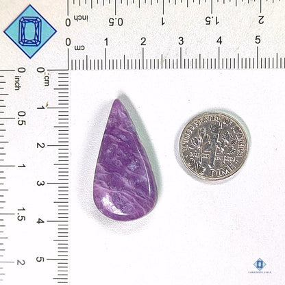 Lepidolite Pear Cabochons