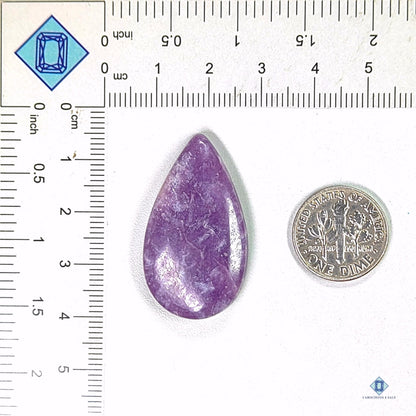 Lepidolite Pear Cabochons