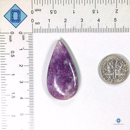 Lepidolite Pear Cabochons