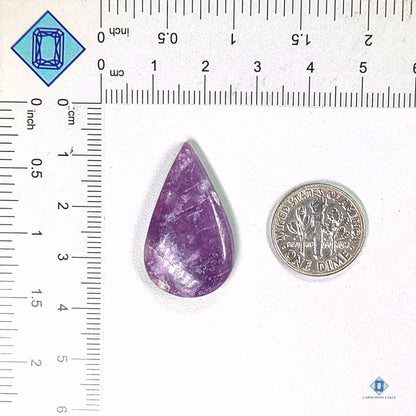 Lepidolite Pear Cabochons