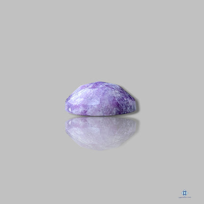 Lepidolite Round Rose Cut