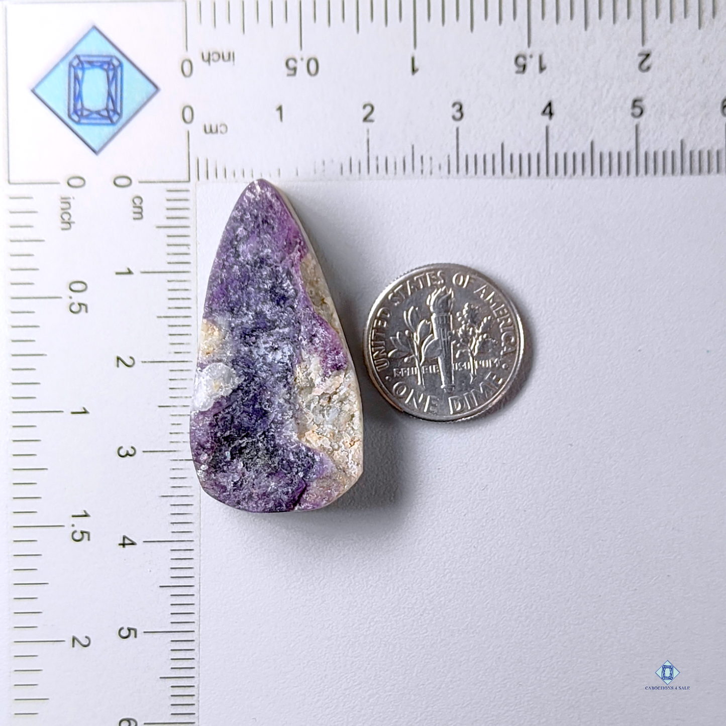 Lepidolite Pear Druzy