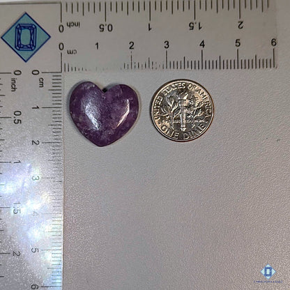 Lepidolite Heart Carvings