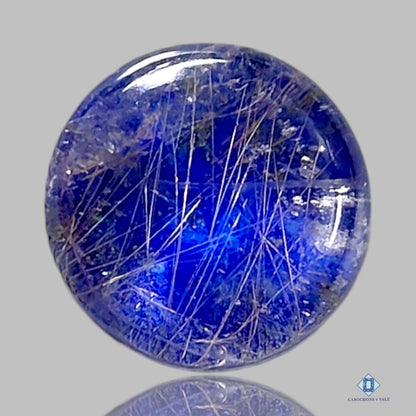 Lapis + Rutile Quartz Doublets Round Doublets