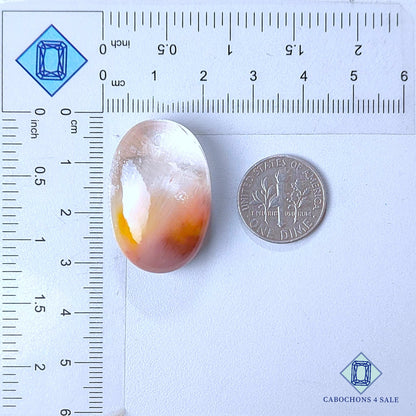 Natural Lodolite Gemstone  Oval Cabochons 30*21*11mm from Brazil  available for sale