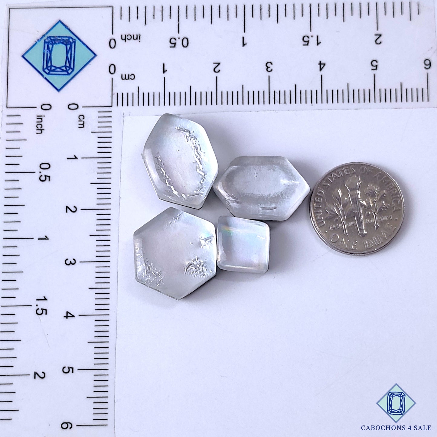 MOP + Crystal Quartz Doublets