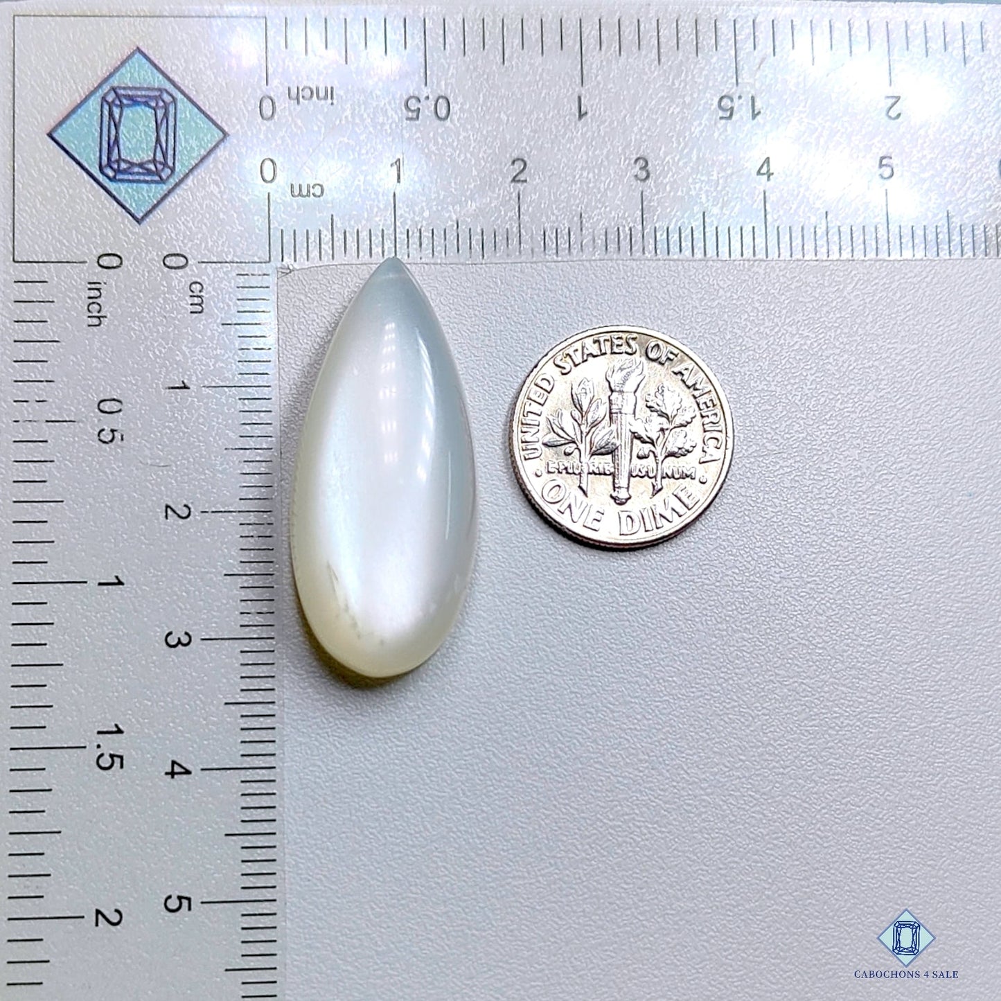 Madras Moonstone Pear Cabochons