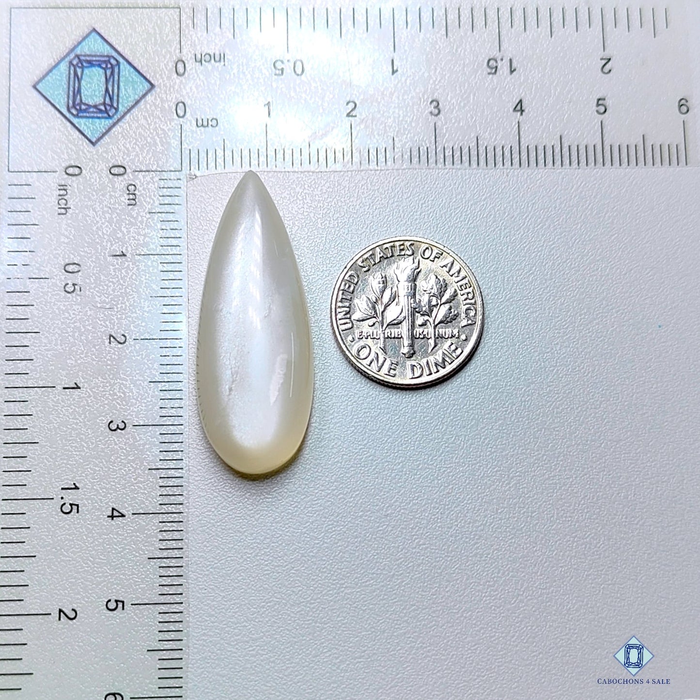 Madras Moonstone Pear Cabochons