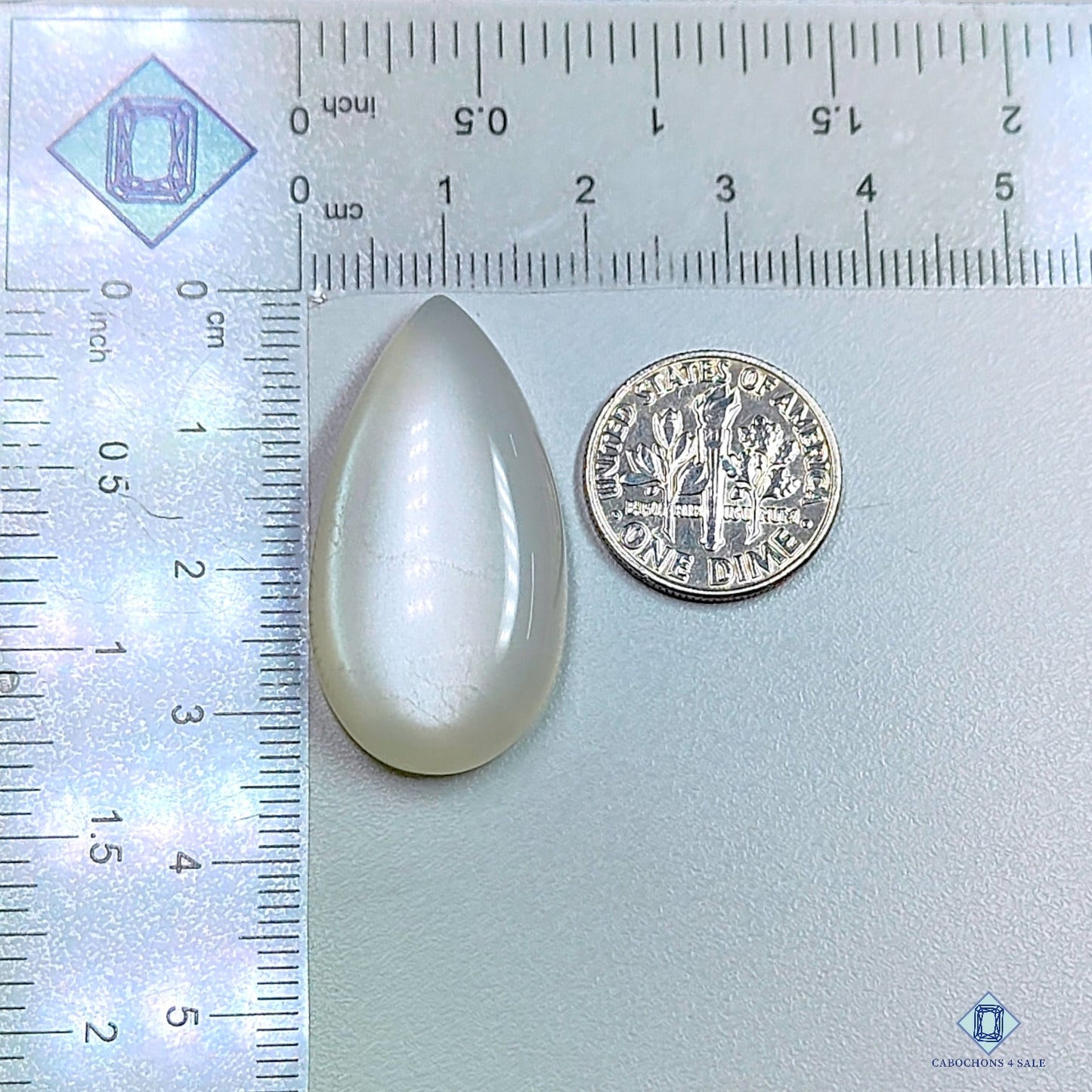 Madras Moonstone Pear Cabochons