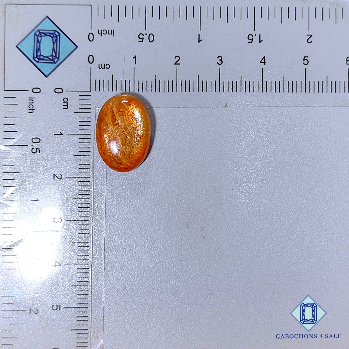 Natural Madras Sunstone Gemstone  Oval Cabochons 18*12*5mm available for sale