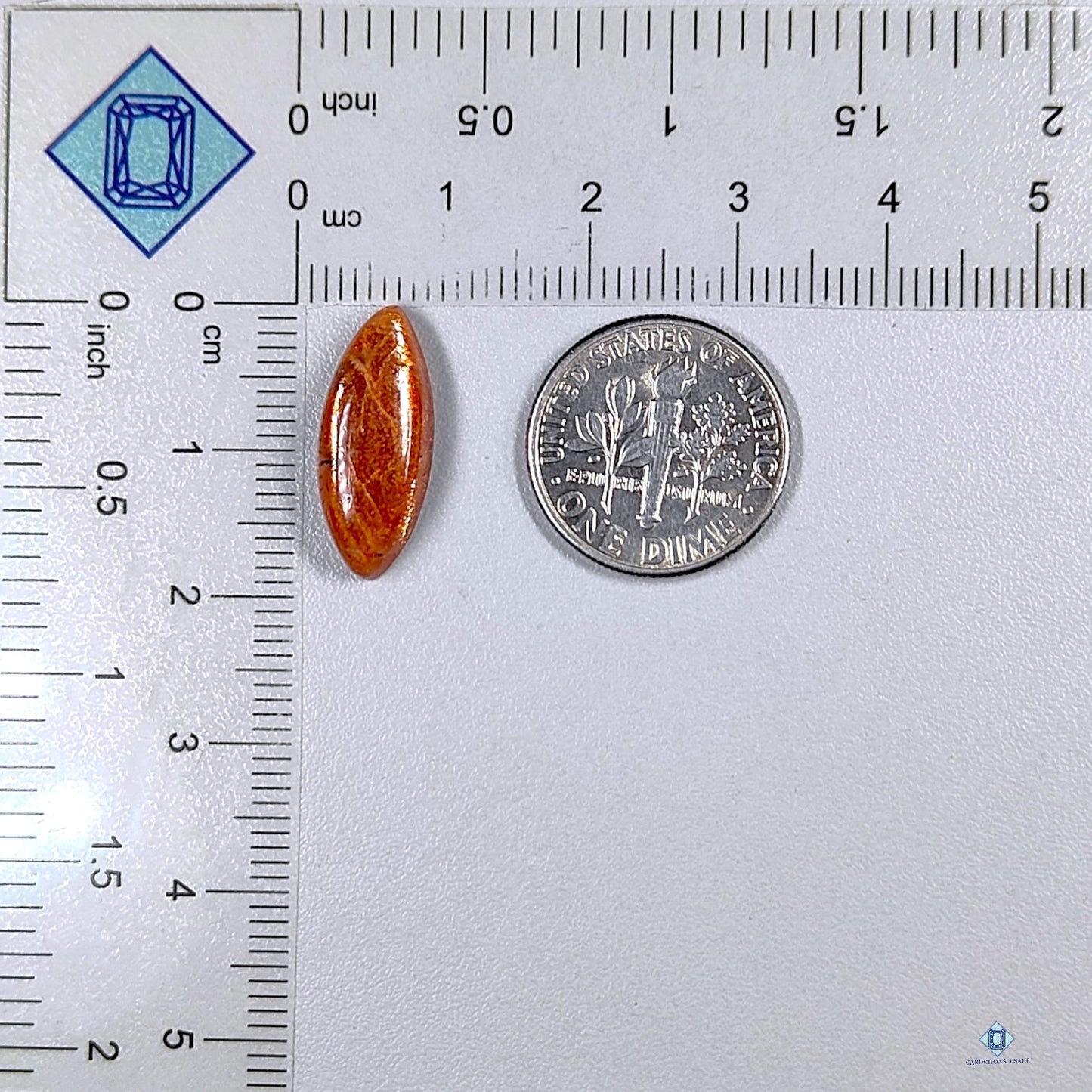 Madras Sunstone Marquise Cabochons