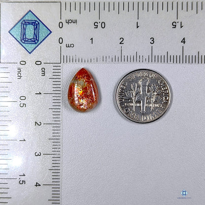 Madras Sunstone Pear Cabochons