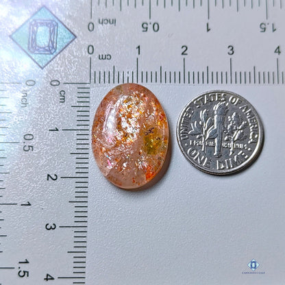 confetti Sunstone Oval Cabochons