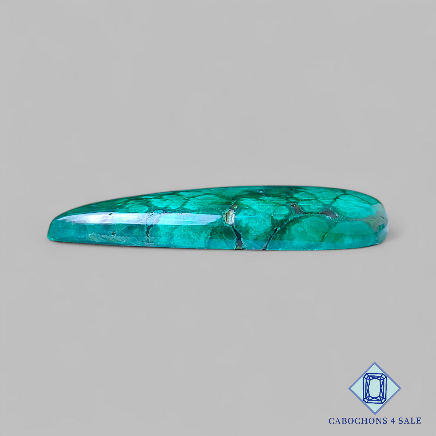 Natural Malachite Pear Cabochons