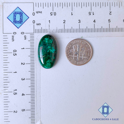 Natural Malachite Oval Cabochons