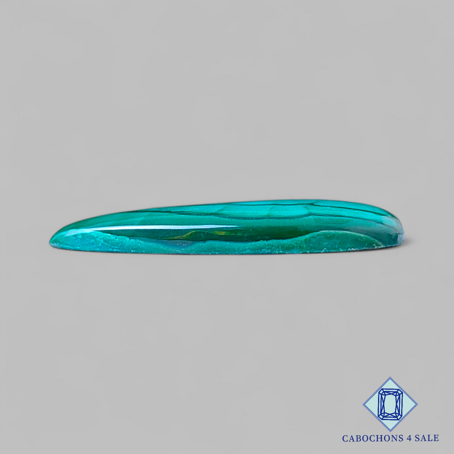 Natural Malachite Pear Cabochons