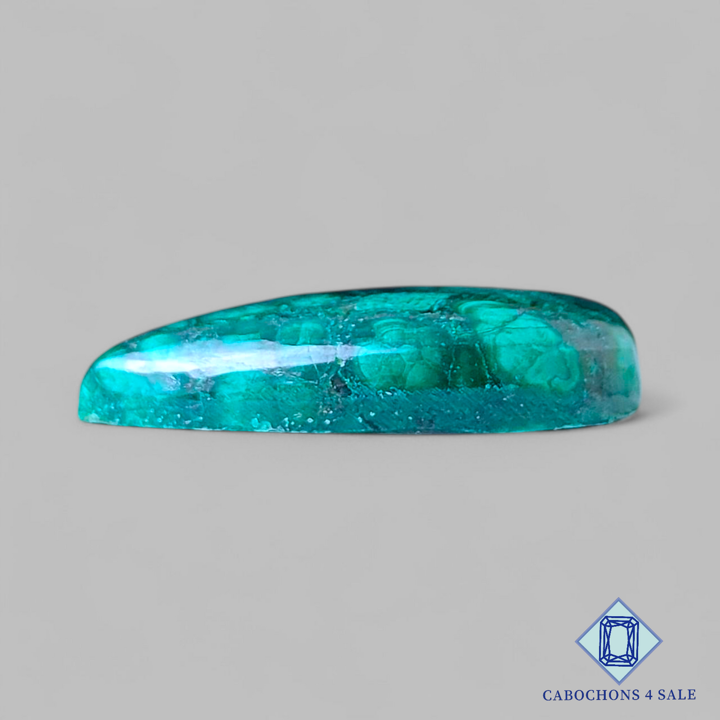 Natural Malachite Pear Cabochons