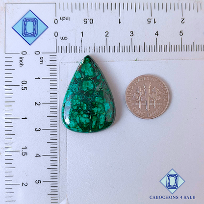 Malachite Pear Cabochons 31*21*6mm