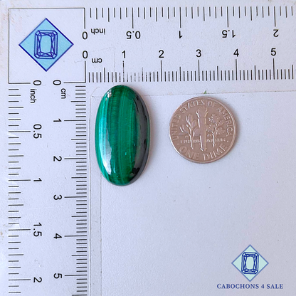 Malachite Oval Cabochons 26*14*4mm