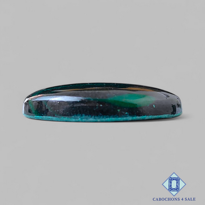 Cabujones ovalados de malaquita de 28 x 16 x 5 mm
