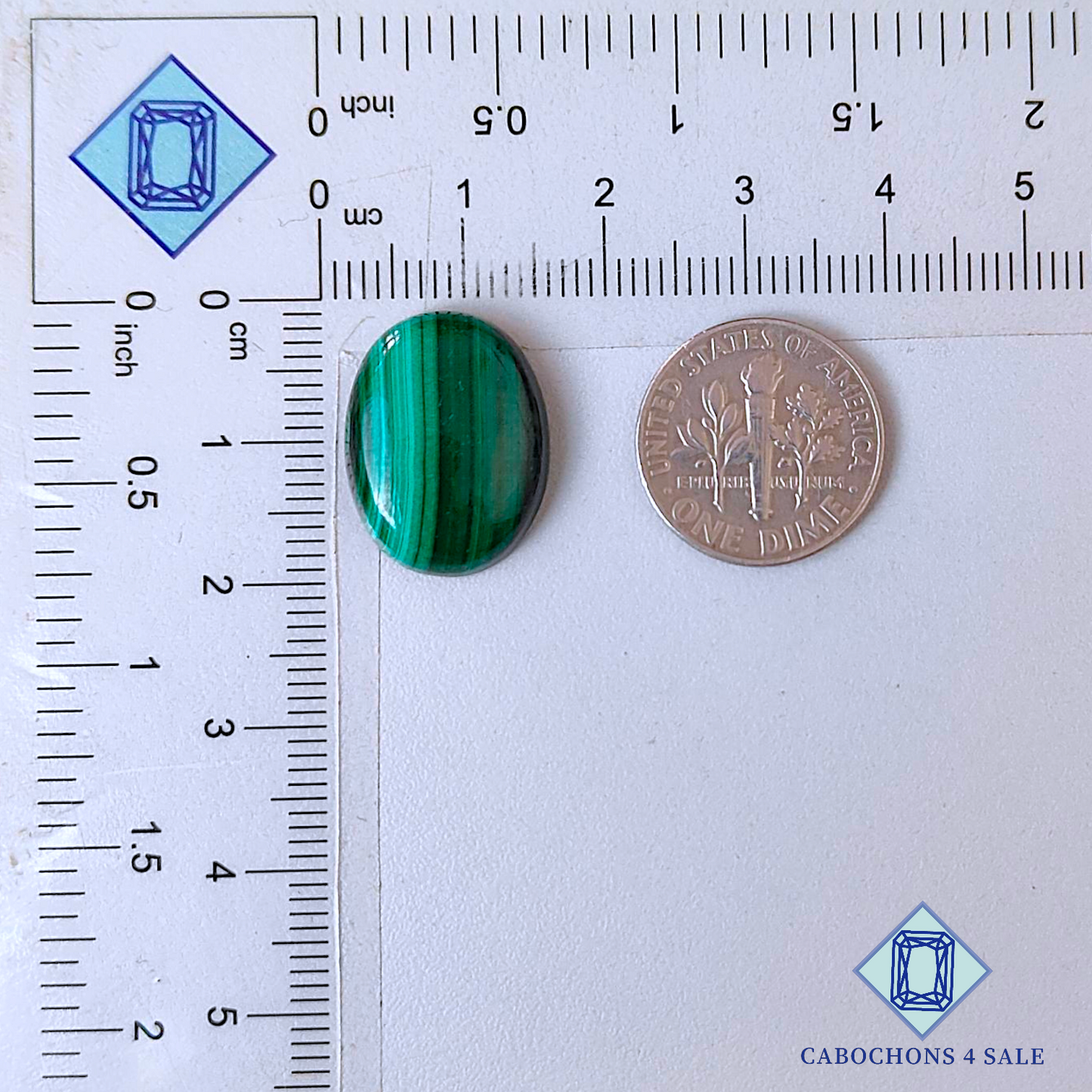 Malachite Oval Cabochons 18*14*5mm