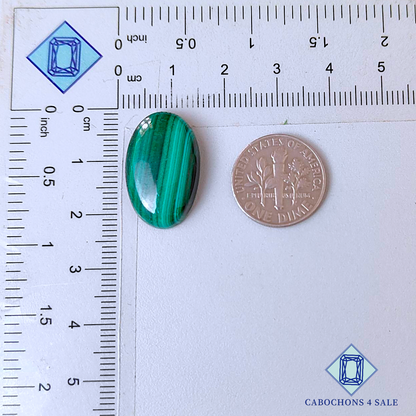 Malachite Oval Cabochons 22*13*5mm