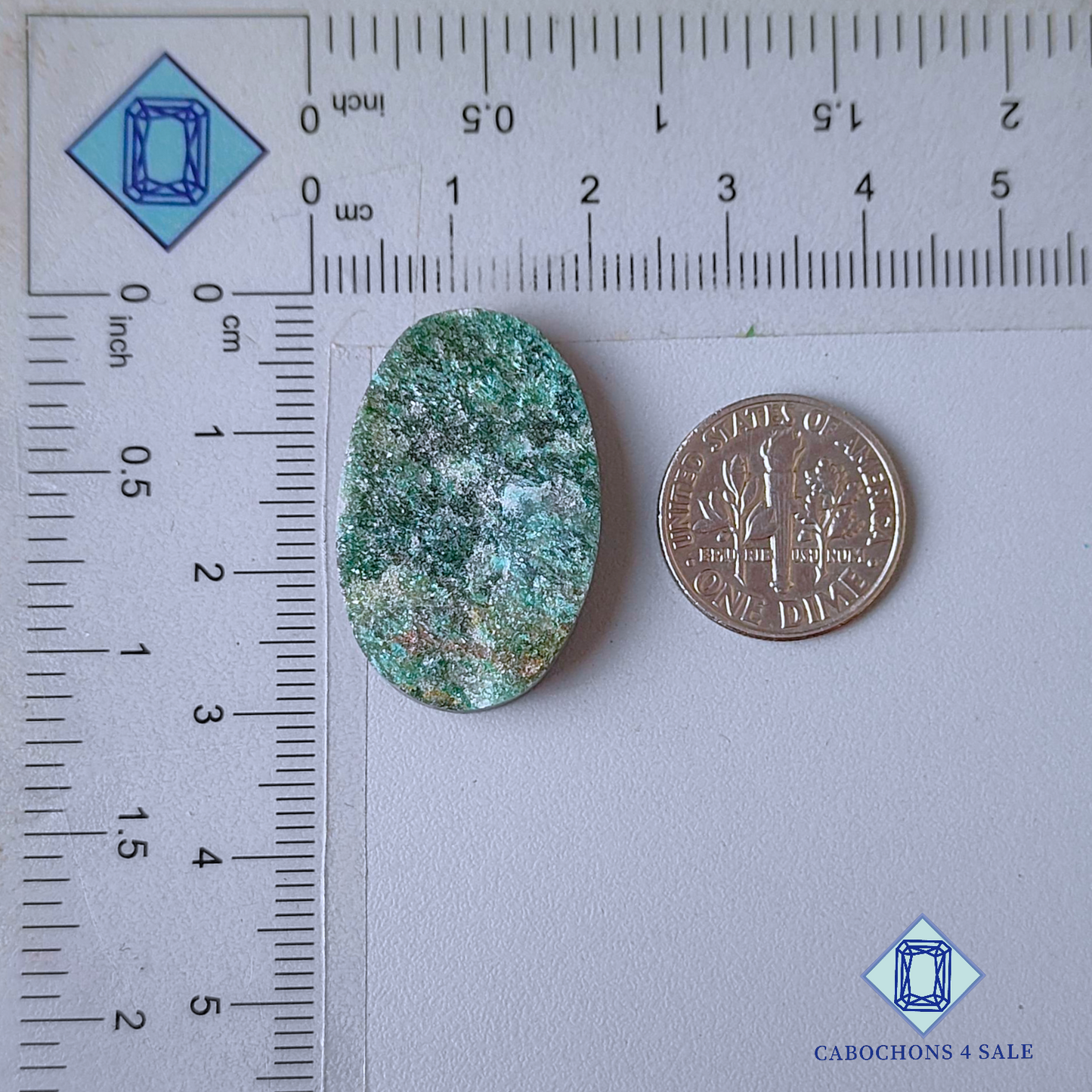 Malachite Oval Druzy