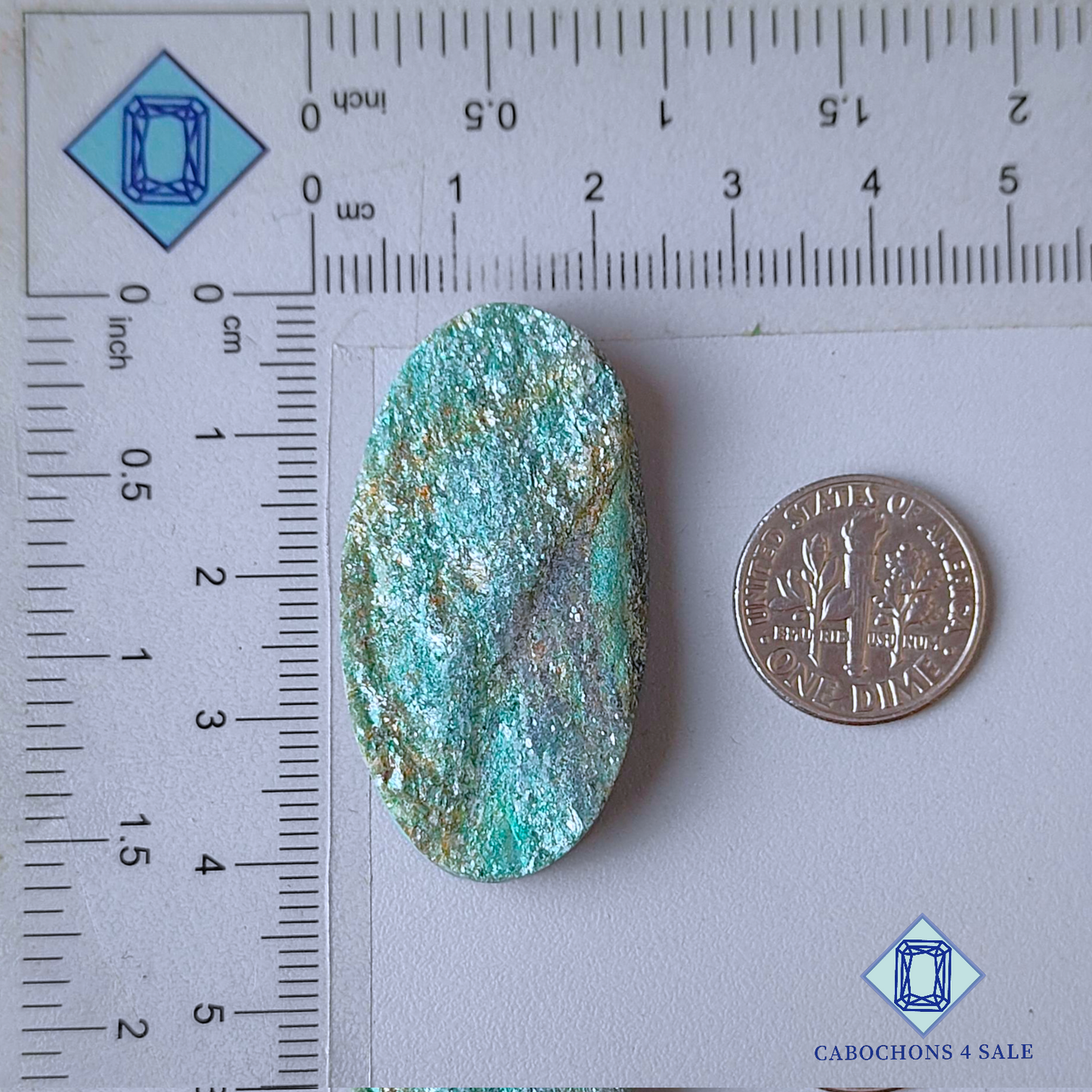 Malachite Oval Druzy