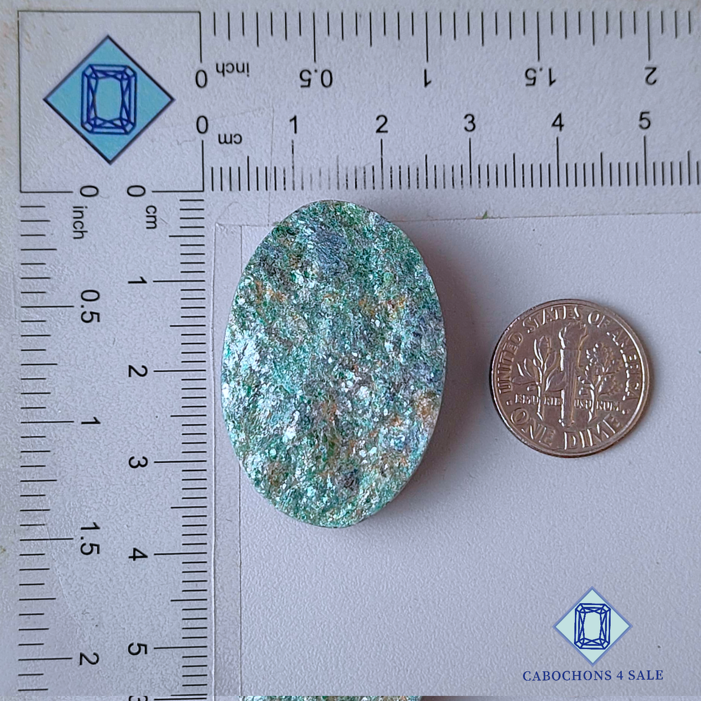 Malachite Oval Druzy