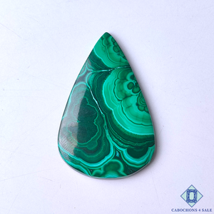 Malachite Pear Cabochons 44*28*4mm