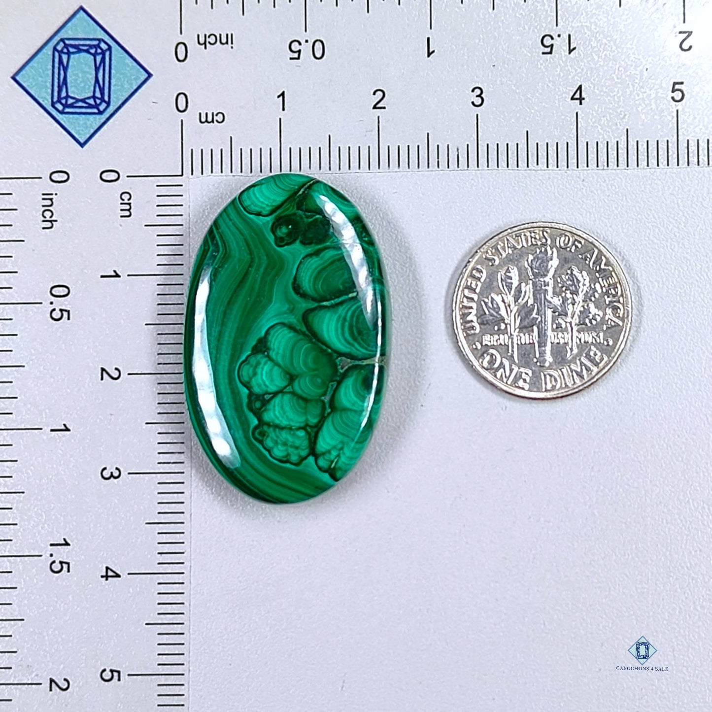 Malachite Oval Cabochons