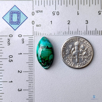 Malachite Marquise Cabochons