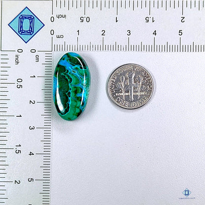 Malachite Chrysocolla Oval Cabochons