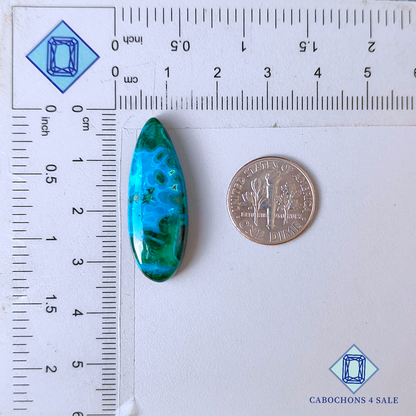 Natural Malachite Chrysocolla Oval Cabochons