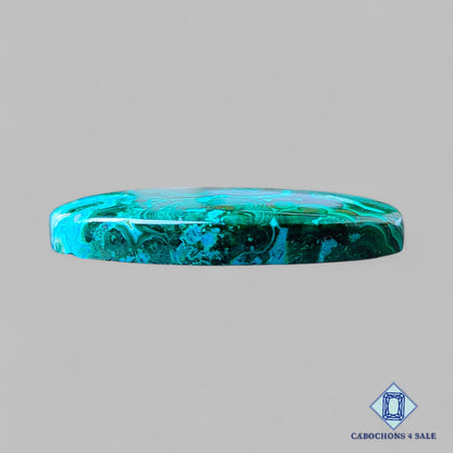 Natural Malachite Chrysocolla Gemstone  Oval Cabochons 37*21*6mm from Democratic Republic available for sale