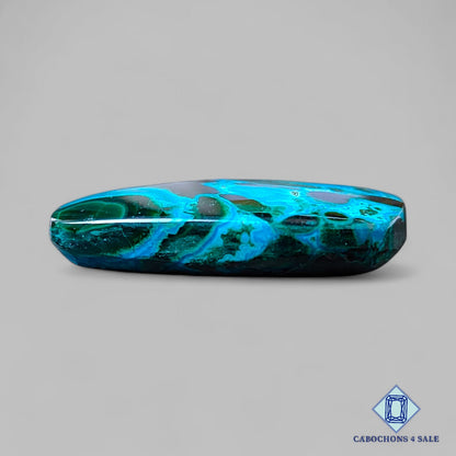 Natural Malachite Chrysocolla Gemstone  Rectangle Cabochons 31*25*6mm from Democratic Republic available for sale