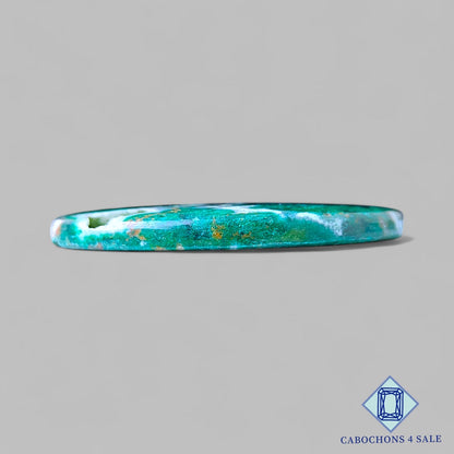 Malachite Chrysocolla Oval Druzy