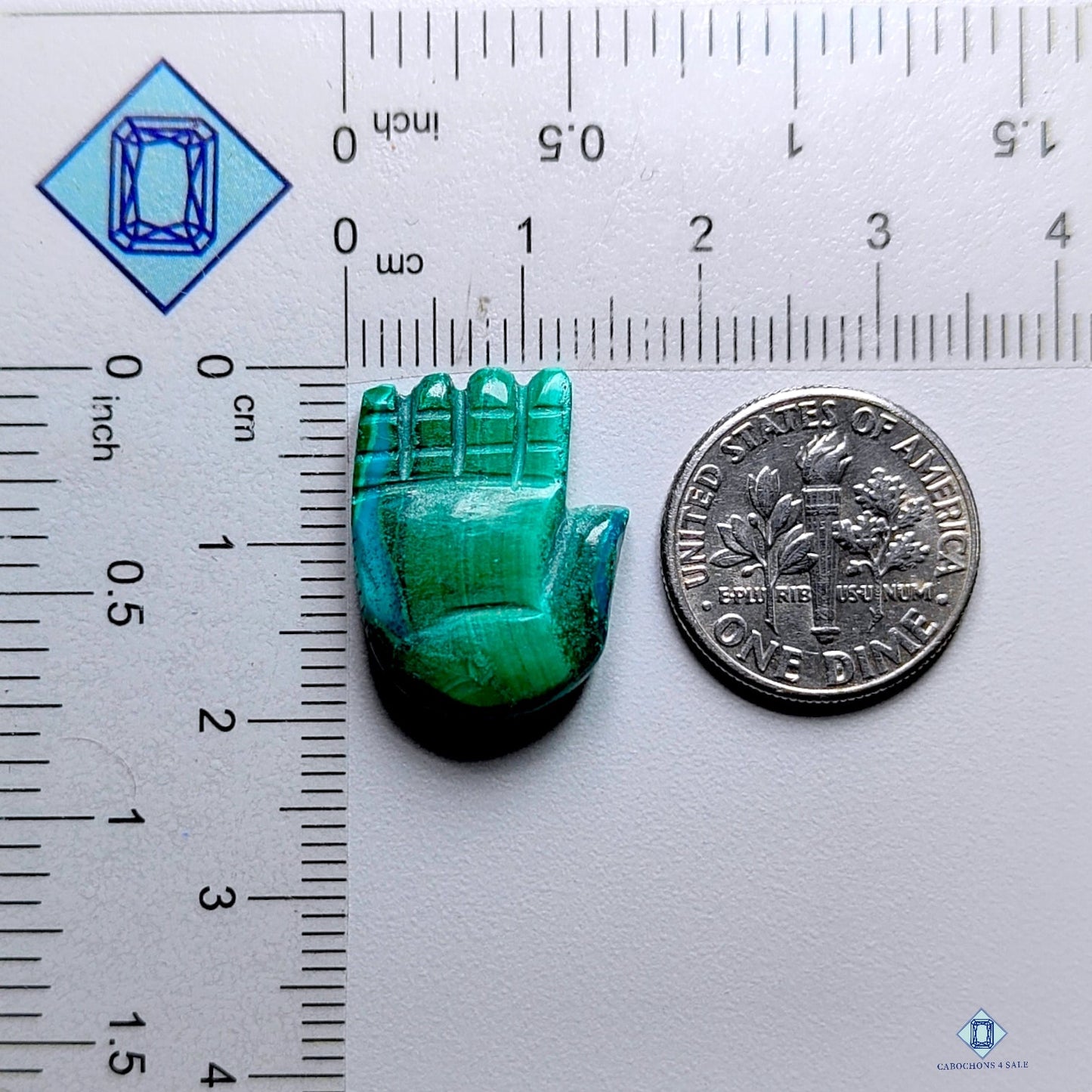 Malachite Chrysocolla Hand Carvings