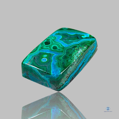 Malachite Chrysocolla Rectangle Cabochons