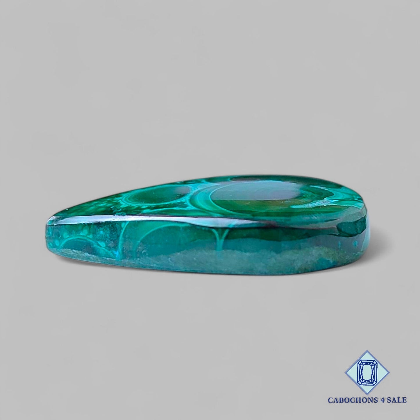 Natural Malachite Chrysolcolla Gemstone  Pear Cabochons 31*24*6mm from Democratic Republic of the Congo available for sale